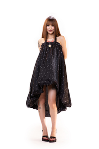 BLACK DAYDREAM BUBBLE DRESS