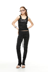 SXY Ruche Stirrup Pants